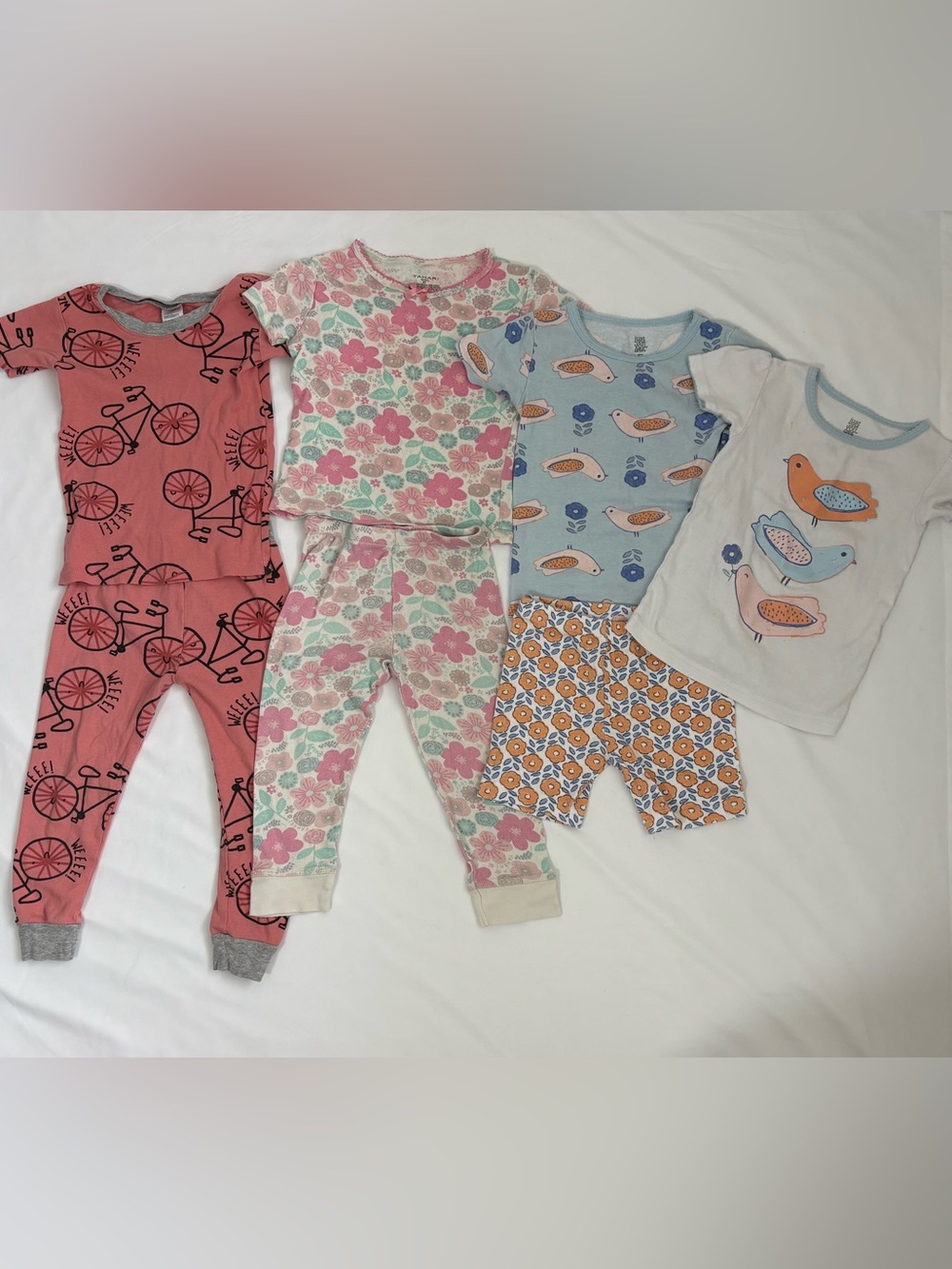 Toddler Girl Pajama Bundle 3T Carter’s Just One You Sets Lot Sleepwear